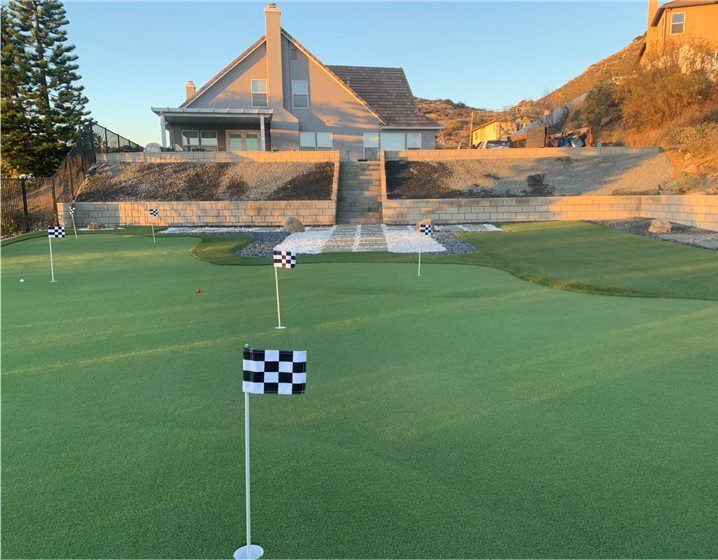 Putting Green Accessories, indoor & Outdoor Artificial Golf Area San Diego