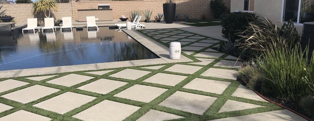 Residential Artificial Grass, Pavers, & Custom Landscape, San Diego, CA